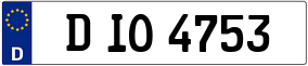 Truck License Plate